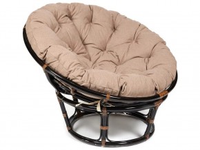 Кресло Papasan 23/01 W с подушкой Antique brown, экошерсть Коричневый в Каслях - kasli.magazin-mebel74.ru | фото