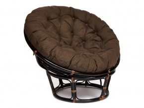 Кресло Papasan 23/01 W с подушкой Antique brown, ткань Коричневый в Каслях - kasli.magazin-mebel74.ru | фото