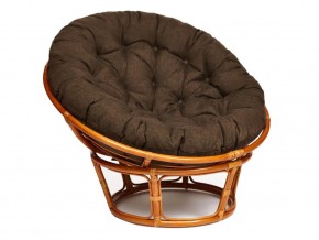 Кресло Papasan 23/01 W с подушкой Cognac, ткань Коричневый в Каслях - kasli.magazin-mebel74.ru | фото