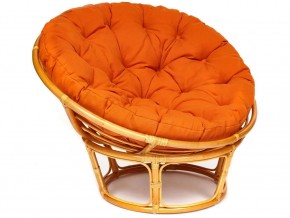 Кресло Papasan 23/01 W с подушкой Honey, ткань Оранжевый в Каслях - kasli.magazin-mebel74.ru | фото