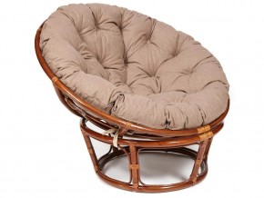 Кресло Papasan 23/01 W с подушкой Pecan, экошерсть Коричневый в Каслях - kasli.magazin-mebel74.ru | фото