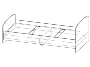 Кровать одинарная в Каслях - kasli.magazin-mebel74.ru | фото
