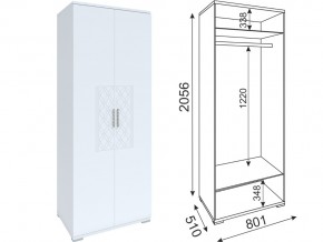 М01 Шкаф двухдверный в Каслях - kasli.magazin-mebel74.ru | фото