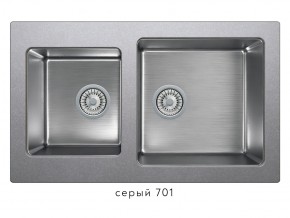 Мойка комбинированная Tolero twist TTS-840 Серый 701 в Каслях - kasli.magazin-mebel74.ru | фото