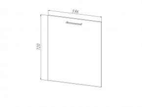 П 60 Комплект для посудомоечной машины 600 мм (цоколь + фасад) ЛДСП в Каслях - kasli.magazin-mebel74.ru | фото