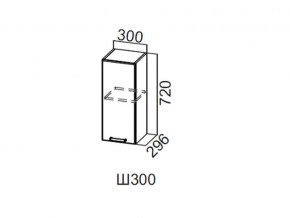 Ш300/720 Шкаф навесной 300/720 в Каслях - kasli.magazin-mebel74.ru | фото