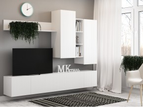 Стенка НМ-001 Сканди МДФ фасад белый в Каслях - kasli.magazin-mebel74.ru | фото