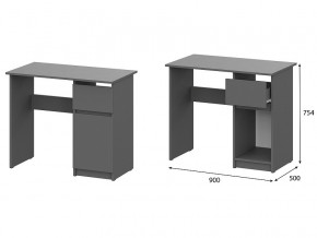 Стол письменный 900 Денвер Графит серый в Каслях - kasli.magazin-mebel74.ru | фото